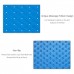 Keten Non Slip Bath Mat for Tub Bathroom Natural Rubber 30 x 14 Inches Fit for Any Size Bathtub, Anti Slip Anti Bacterial Luxury Shower Mat for Shower Stall with 199 Powerful Grip Suction Cups (Blue)