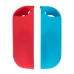 Switch Joy Con Grip Guards, Keten Nintendo Switch Anti-slip Silicone Joy-Con Guards (Red/Blue) & Thumb Caps, Silicone Protective Cover for Console