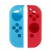 Switch Joy Con Grip Guards, Keten Nintendo Switch Anti-slip Silicone Joy-Con Guards (Red/Blue) & Thumb Caps, Silicone Protective Cover for Console