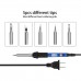 Soldering Iron Set, Keten 60W Electric Welding Iron Kit, Adjustable Temperature, with 5pcs Different Tips, Disordering Pump, Stand, Solder Wire, Anti-static Tweezers for Variously Repaired Usage